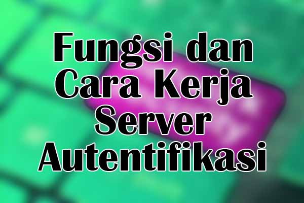 Fungsi dan Cara Kerja Server Autentifikasi